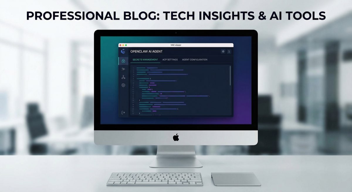 OpenClaw v2026.2.26のExternal SecretsとACPプロキシをVNCMacリモートMacでグラフィカルに設定する